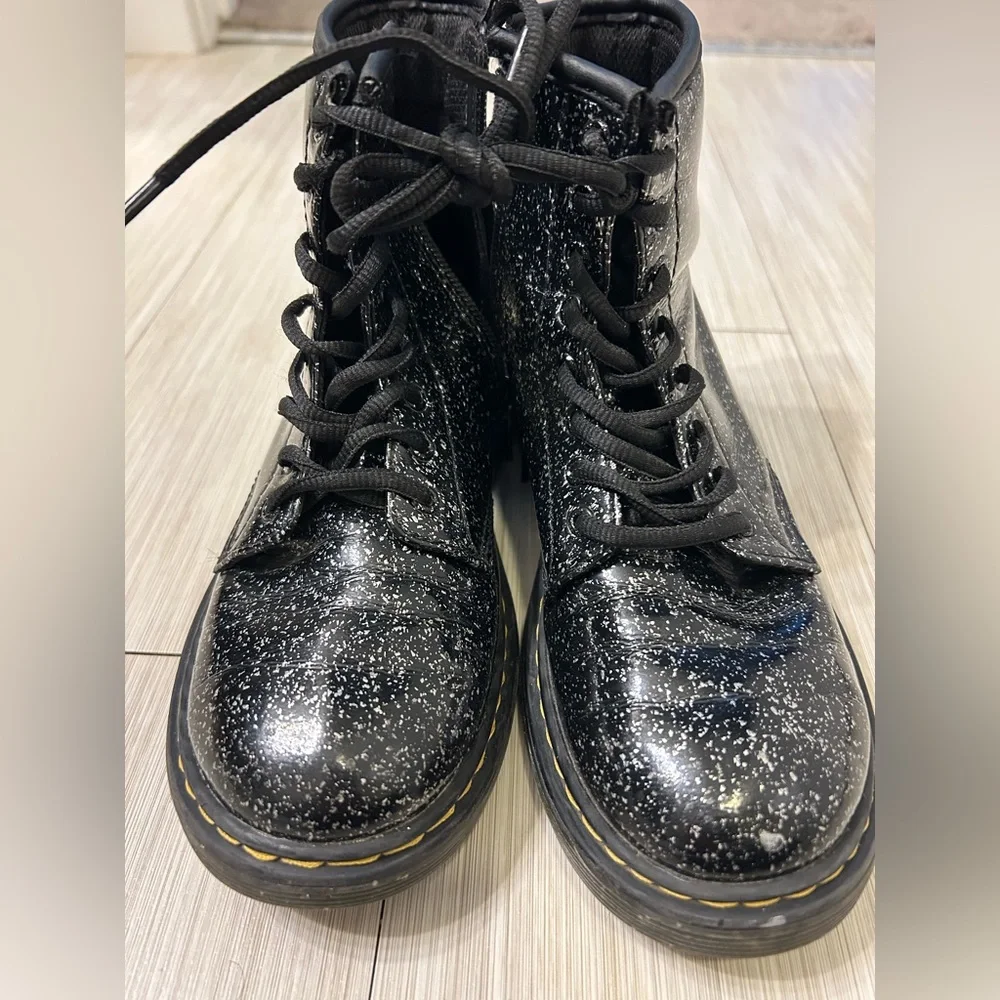 Dr. Martens Junior 1460 Cosmic Glitter Boots (US 2)